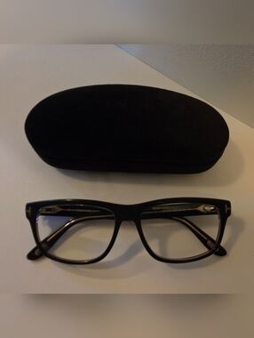 Tom Ford TF8320 005 Black Prescription Eyeglasses Men's 50-16-145  Original Case